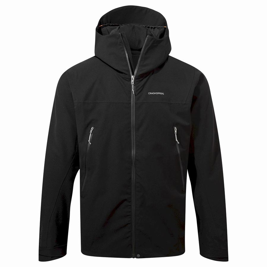 Chaquetas Craghoppers Dynamic Pro Hombre Negros | KCV6023HL