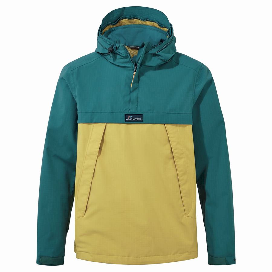 Chaquetas Craghoppers Impermeables Anderson Cagoule Mujer Verdes Amarillos | AZS8354BA