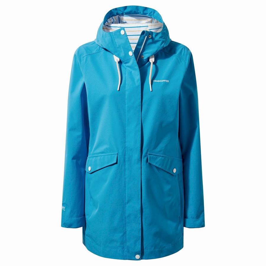 Chaquetas Craghoppers Impermeables Salia Mujer Azul Marino Azules | NSY1149OB