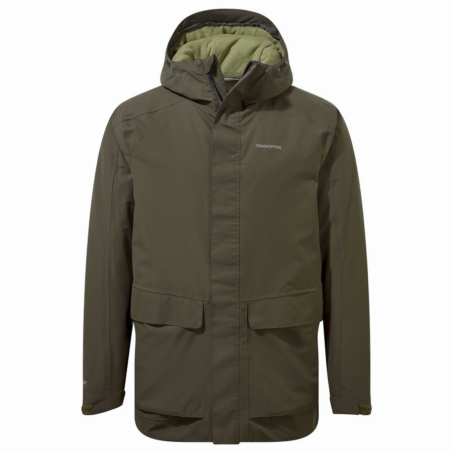 Chaquetas Craghoppers Lorton Thermic Hombre Verdes | PUJ4813VP