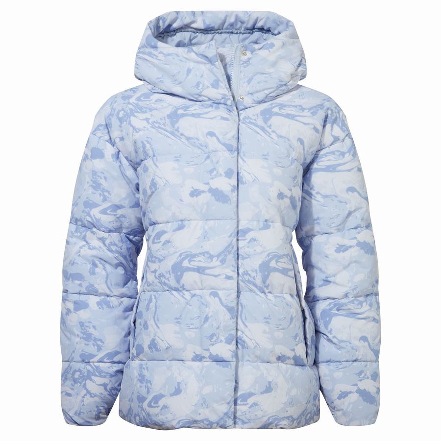 Chaquetas Craghoppers Madora Insulated Encapuchado Mujer Blancos | FNF4519RJ