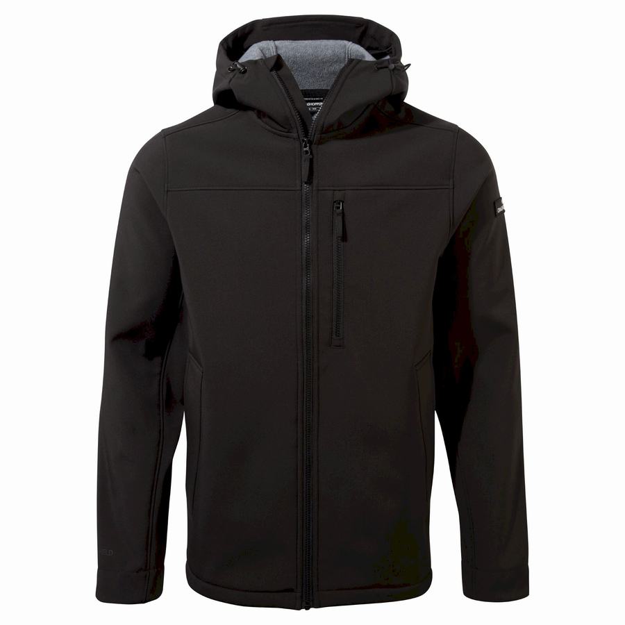 Chaquetas Craghoppers Oswin Insulated Encapuchado Hombre Negros | LFW9052ZQ