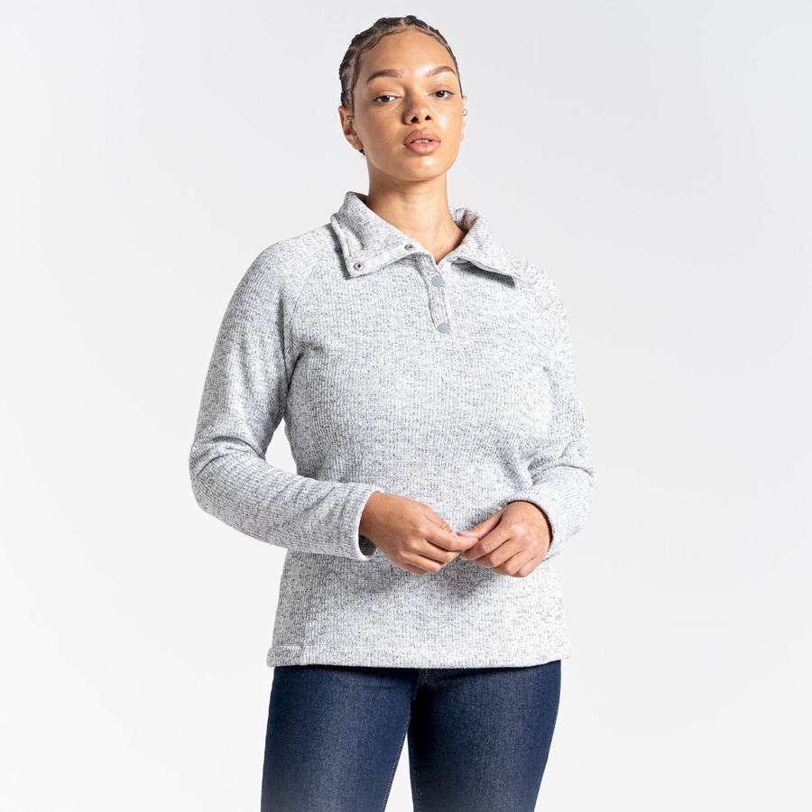 Jerséis Craghoppers Janeal Half Zip Mujer Grises | MZB736RE