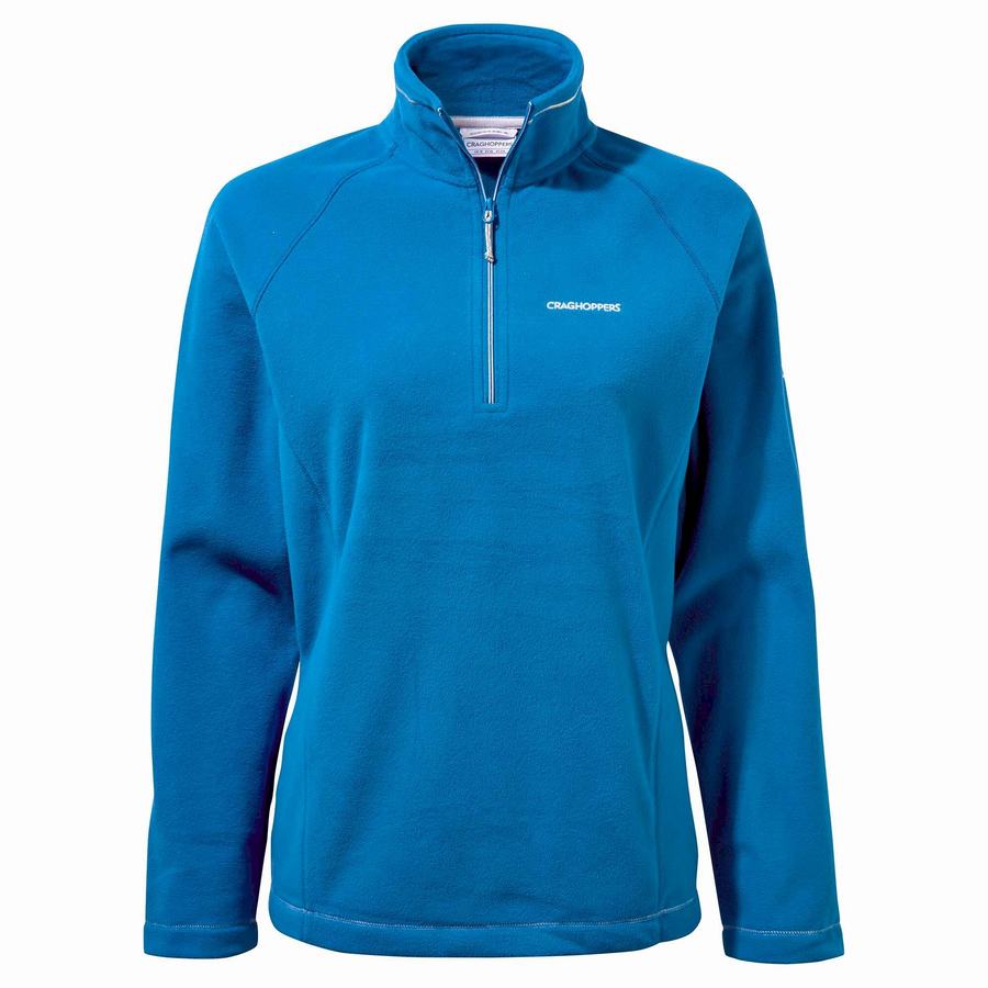 Jerséis Craghoppers Miska Half Zip Mujer Azules | ZHS8816AA