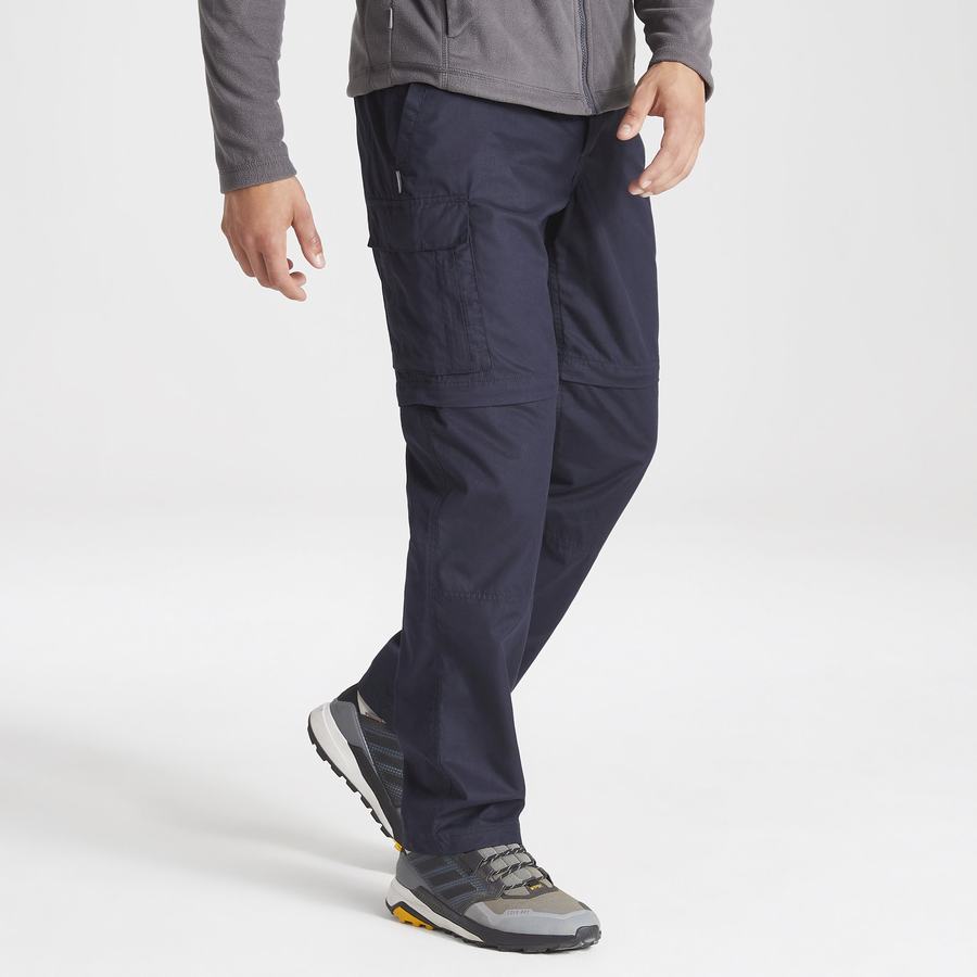 Pantalones Craghoppers Expert Kiwi Tailored Hombre Azul Marino | SNG547YL