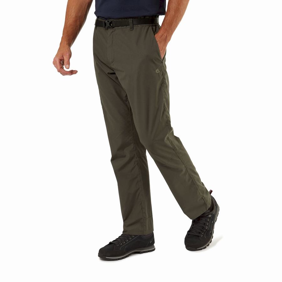 Pantalones Craghoppers Kiwi Boulder Hombre Verdes Oscuro | HQS1662NQ