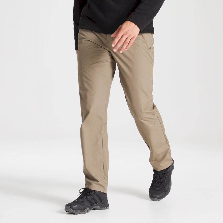 Pantalones Craghoppers Kiwi Boulder Slim Hombre Kaki | WVV5147AK