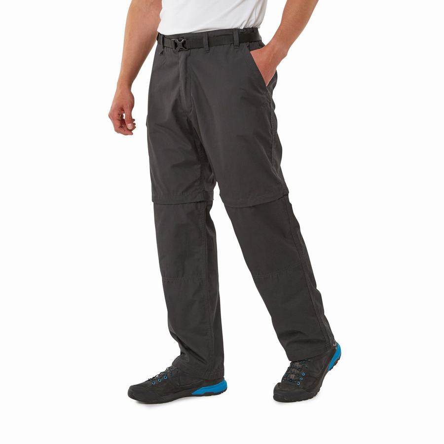 Pantalones Craghoppers Kiwi Hombre Negros | FHR3725EA