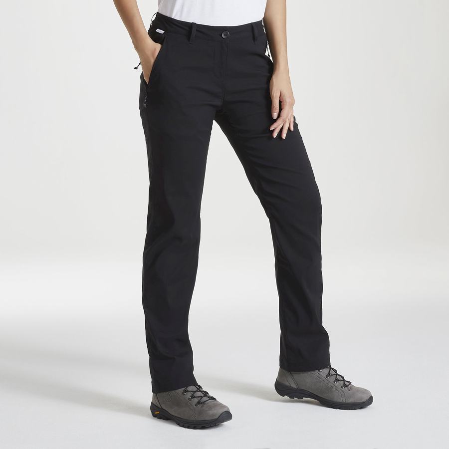 Pantalones Craghoppers Kiwi Pro II Invierno Forro Mujer Negros | EZO845DM