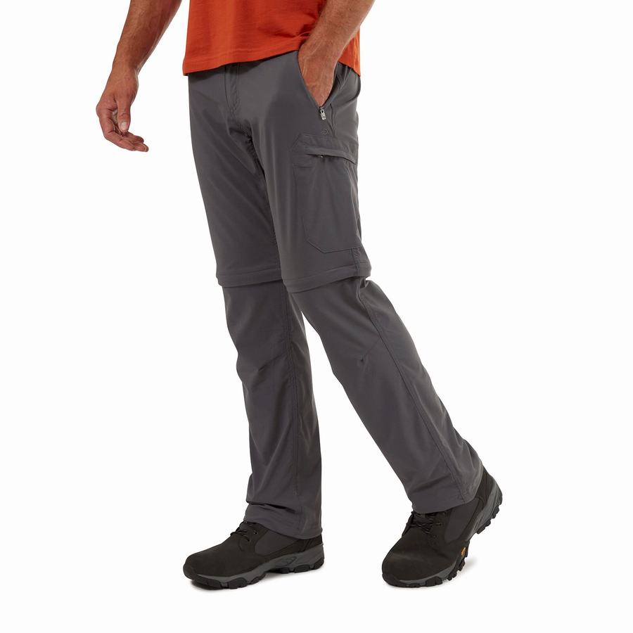 Pantalones Craghoppers NosiLife Pro II Hombre Grises | KHL7282GL