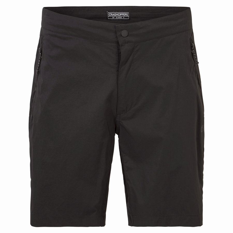 Bermudas Craghoppers Dynamic Pro Hombre Negros | BZI9957SW