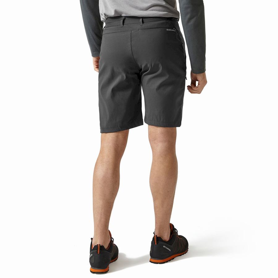 Bermudas Craghoppers Kiwi Pro Hombre Grises Oscuro | GOJ165NO