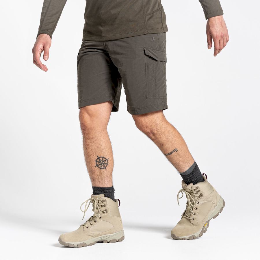 Bermudas Craghoppers NosiLife Cargo II Hombre Verdes | TAL3312TG