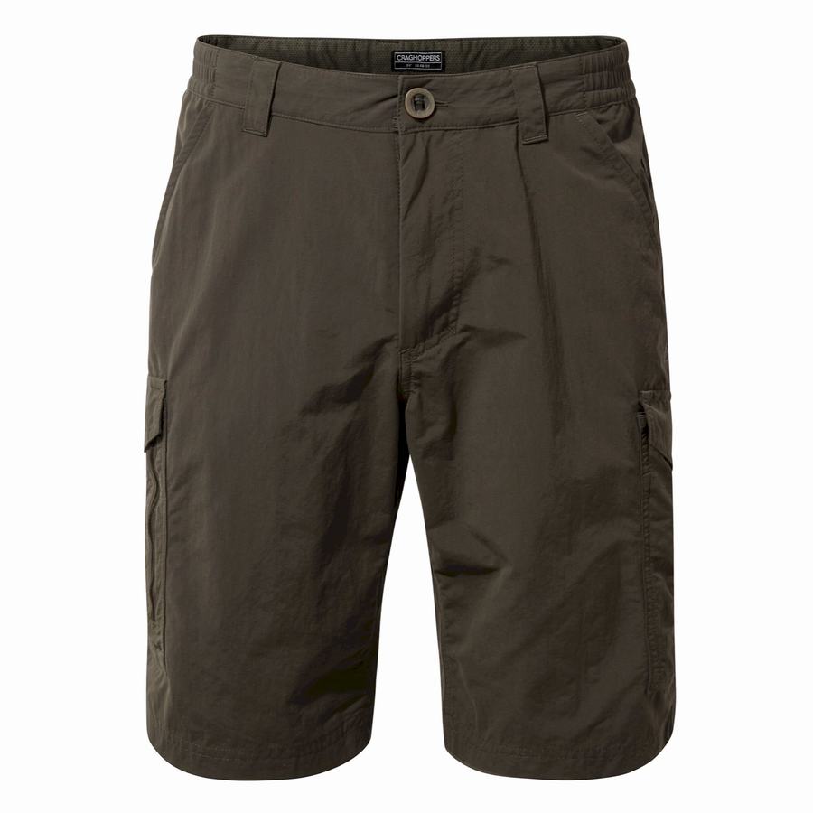 Bermudas Craghoppers NosiLife Cargo II Hombre Verdes | TAL3312TG