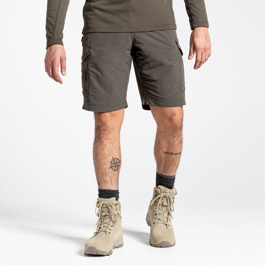 Bermudas Craghoppers NosiLife Cargo II Hombre Verdes | TAL3312TG