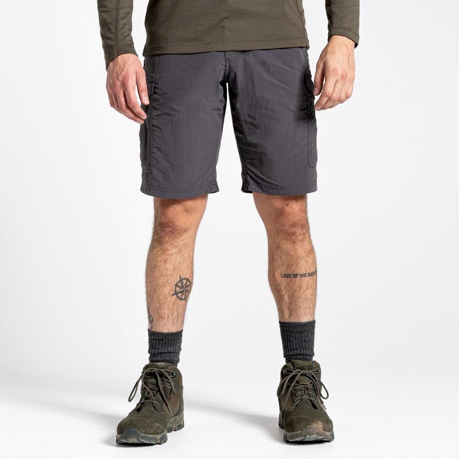 Bermudas Craghoppers NosiLife Cargo II Hombre Negros | ZKN87100OR