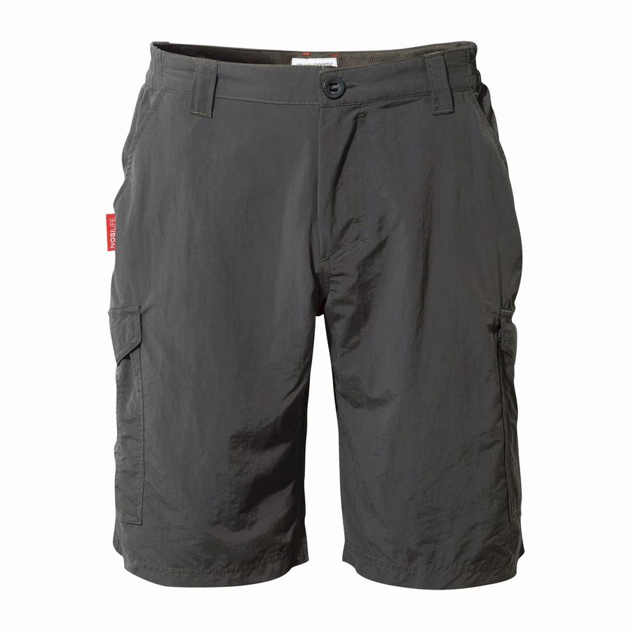 Bermudas Craghoppers NosiLife Cargo II Hombre Negros | ZKN87100OR