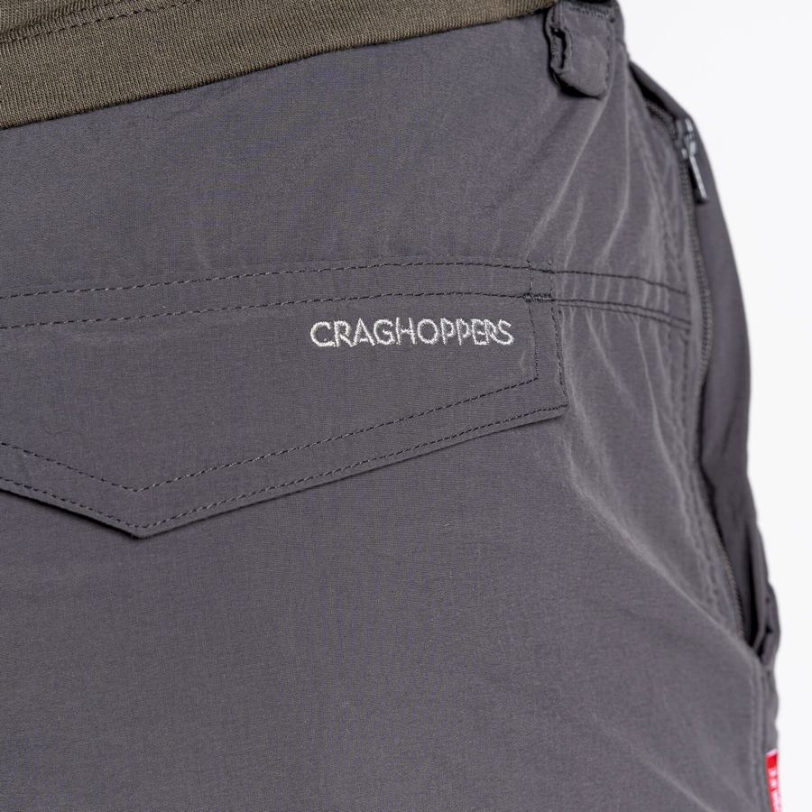 Bermudas Craghoppers NosiLife Cargo II Hombre Negros | ZKN87100OR