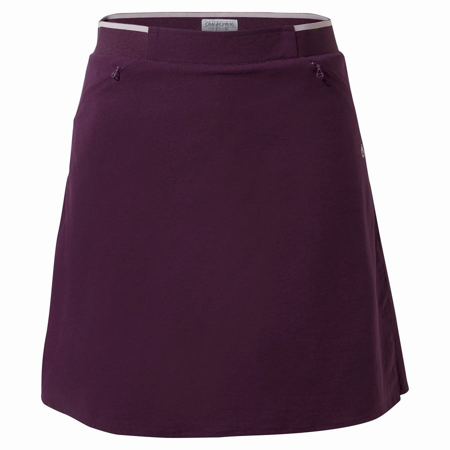 Bermudas Craghoppers NosiLife Pro Skort Mujer Morados | EHT3833UI