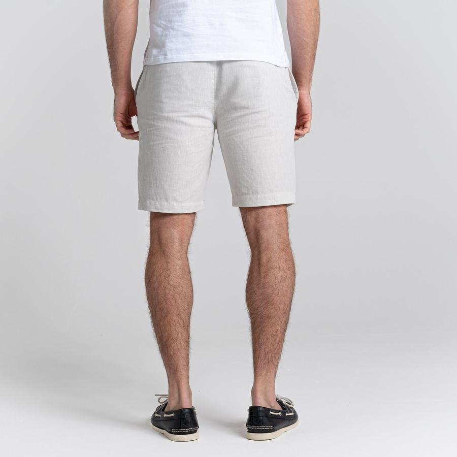 Bermudas Craghoppers Nosibotanical Buck Hombre Plateados | OMF293HC