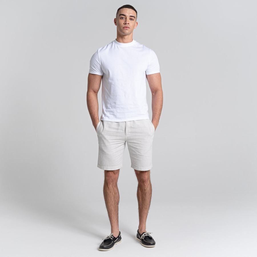 Bermudas Craghoppers Nosibotanical Buck Hombre Plateados | OMF293HC