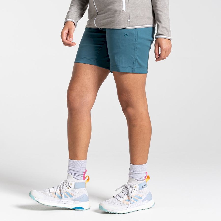 Bermudas Craghoppers Stretch Kiwi Pro III Mujer Verdes | TDP9865US