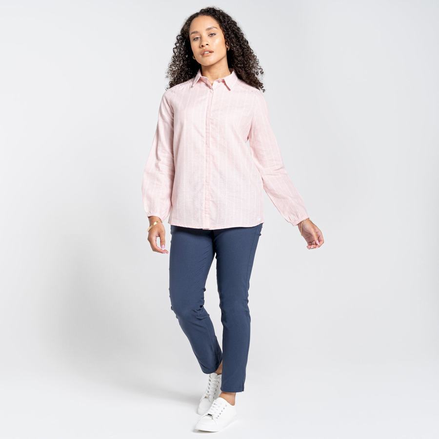 Camisas Craghoppers Nosibotanical Bralio Mujer Rosas | OVU278DG