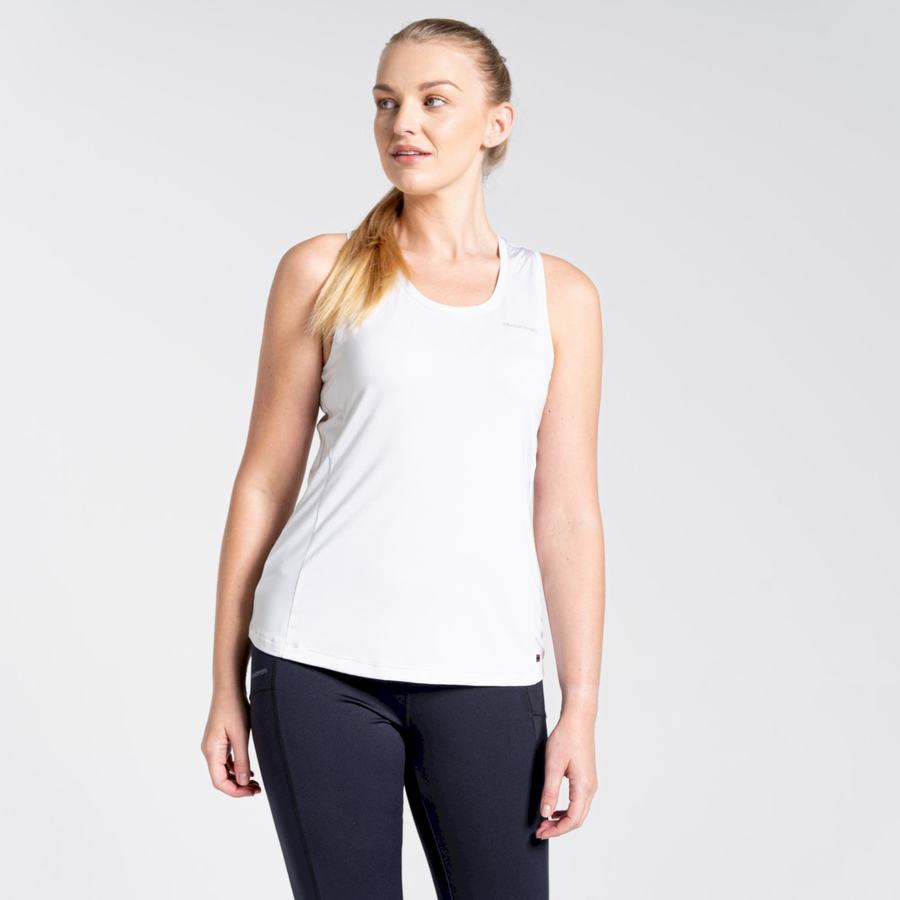 Camisetas Craghoppers Aliso Vest Top Mujer Blancos | VGQ2782EU