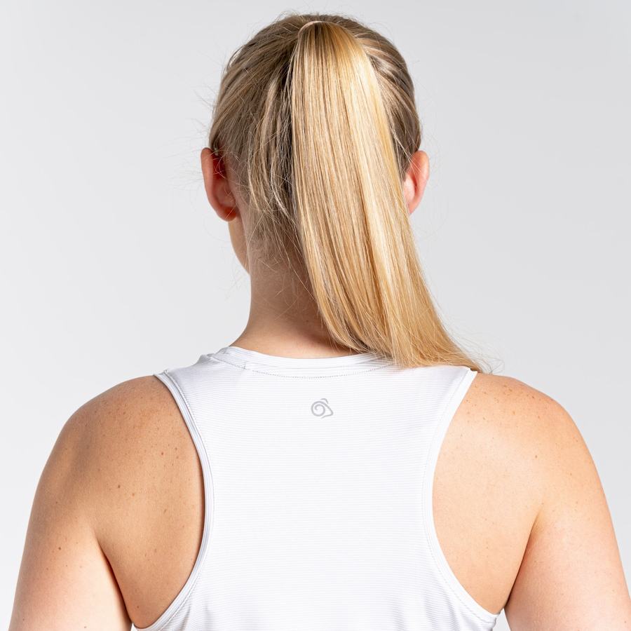 Camisetas Craghoppers Aliso Vest Top Mujer Blancos | VGQ2782EU