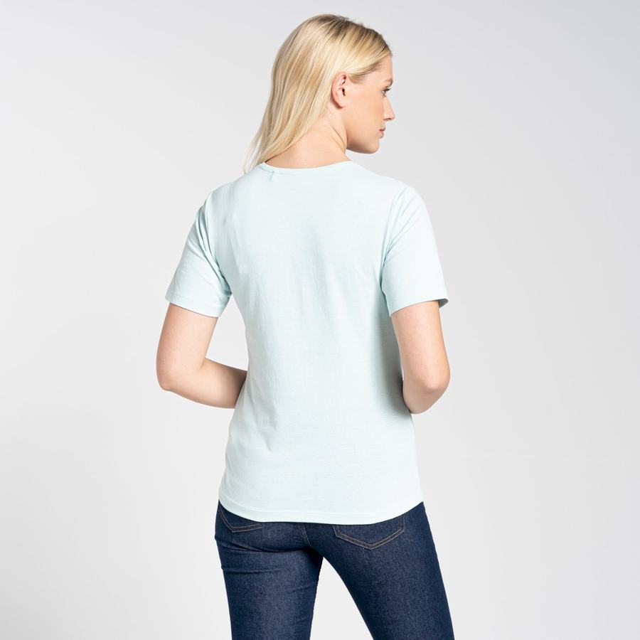 Camisetas Craghoppers Ally Corta Sleeved Mujer Verdes | MGK532YS