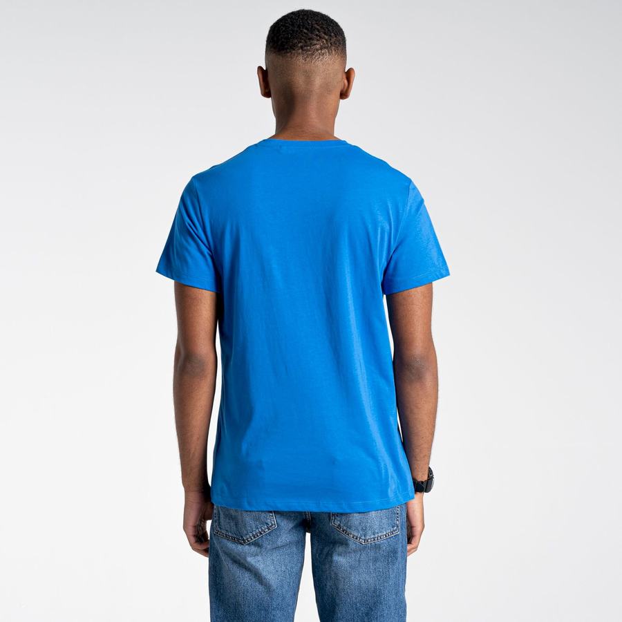 Camisetas Craghoppers Lugo Corta Sleeved Hombre Azules | FID1359RU