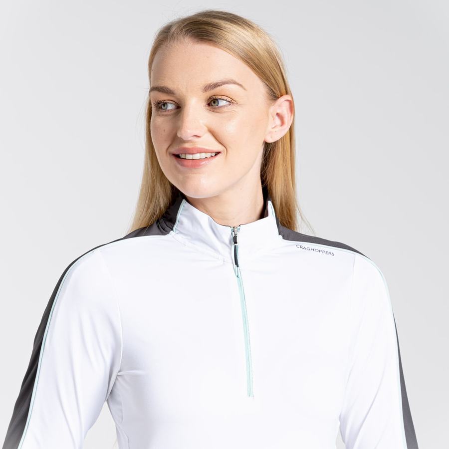 Camisetas Craghoppers NosiLife Marcella Long Sleeved Mujer Blancos | OBH6852QN