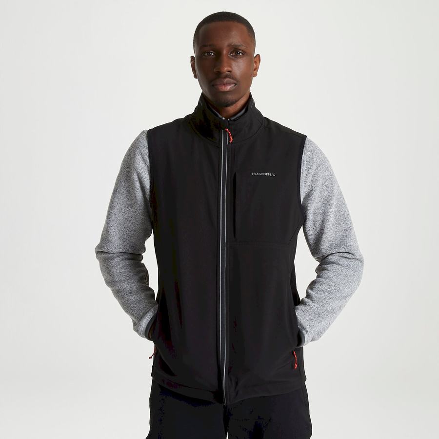 Chalecos Craghoppers Altis Vest Hombre Negros | YAD7532KU