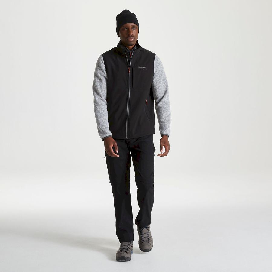 Chalecos Craghoppers Altis Vest Hombre Negros | YAD7532KU