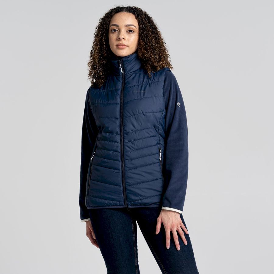 Chalecos Craghoppers Compresslite VI Vest Mujer Azules Azul Marino | WAB5662QG