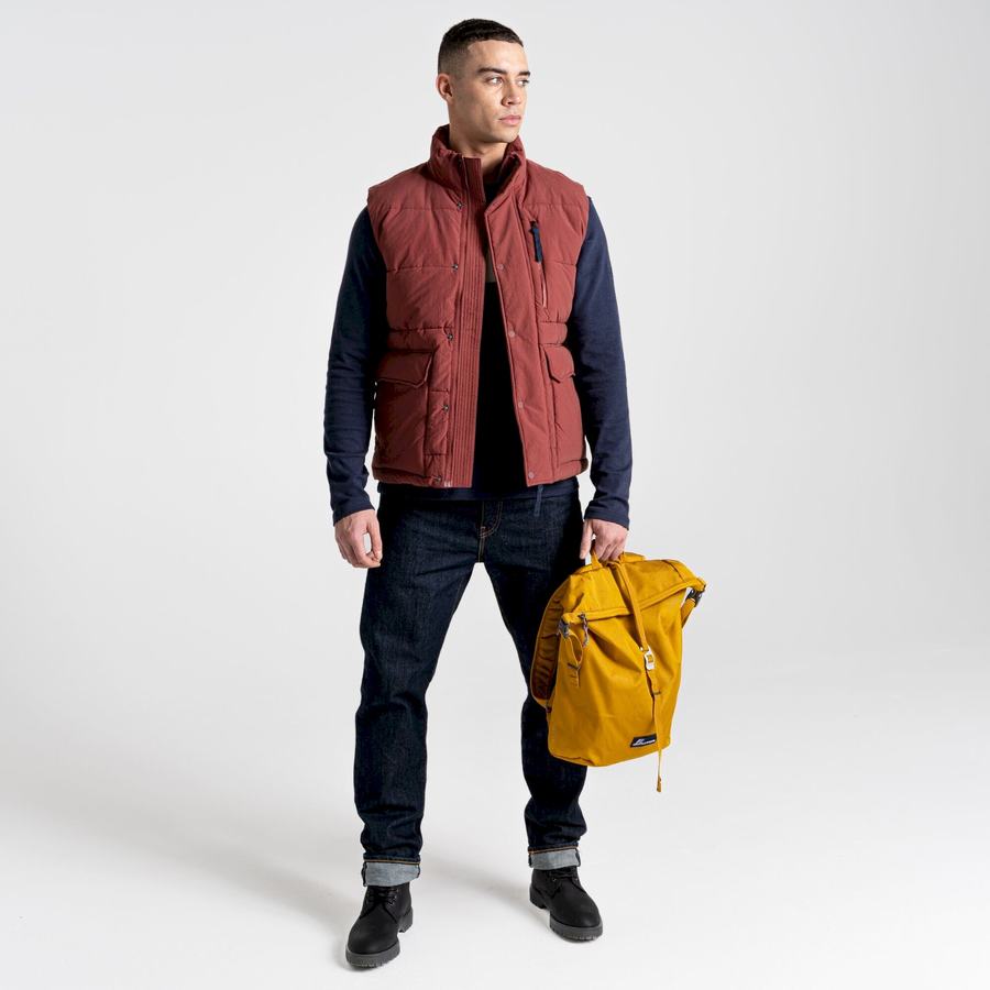 Chalecos Craghoppers Dunbeath Vest Hombre Rojos | HXR7057LF