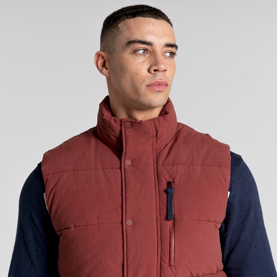 Chalecos Craghoppers Dunbeath Vest Hombre Rojos | HXR7057LF