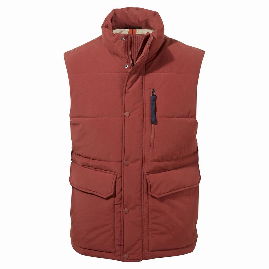 Chalecos Craghoppers Dunbeath Vest Hombre Rojos | HXR7057LF