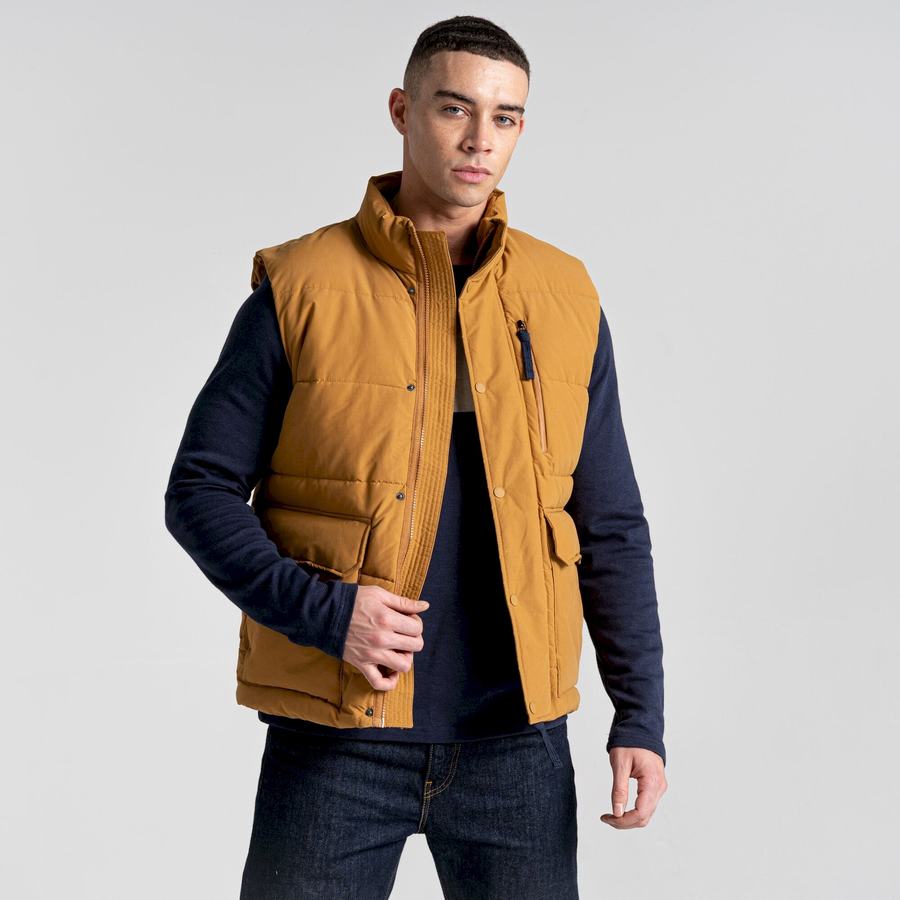 Chalecos Craghoppers Dunbeath Vest Hombre Grises Marrom | XNV4181IP