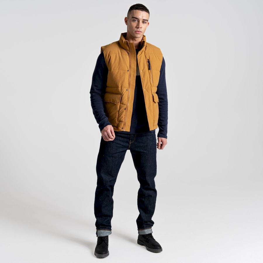 Chalecos Craghoppers Dunbeath Vest Hombre Grises Marrom | XNV4181IP