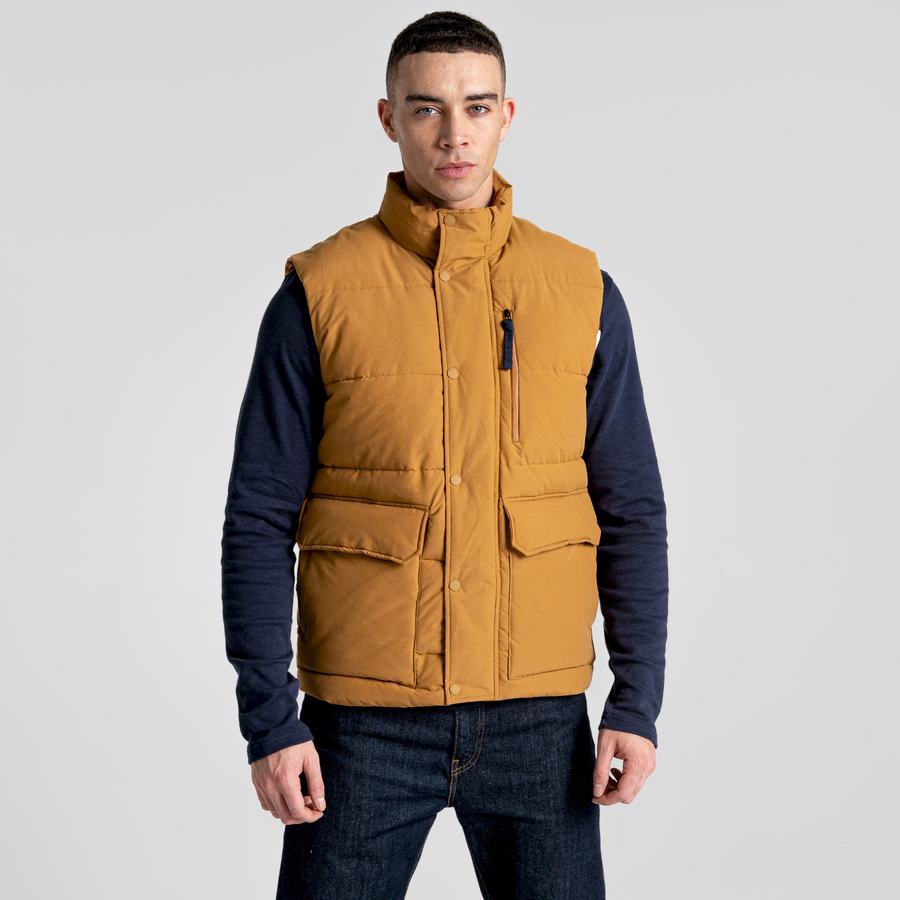 Chalecos Craghoppers Dunbeath Vest Hombre Grises Marrom | XNV4181IP