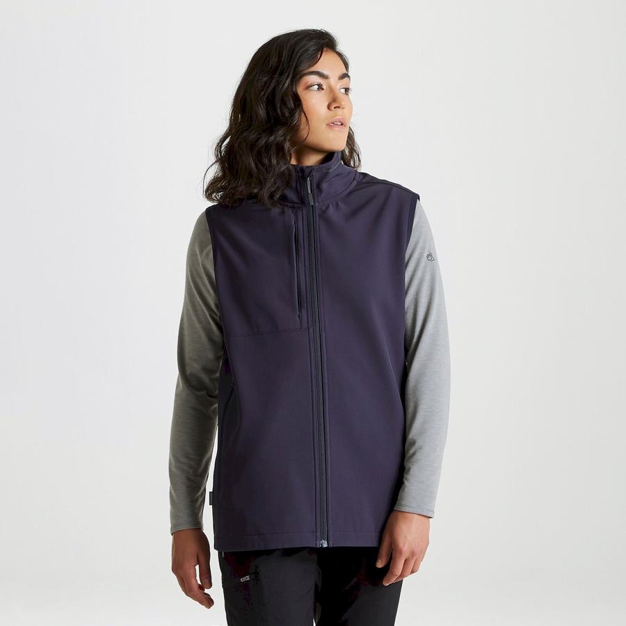 Chalecos Craghoppers Expert Basecamp Softshell Vest Hombre Azul Marino | GHR2984RH