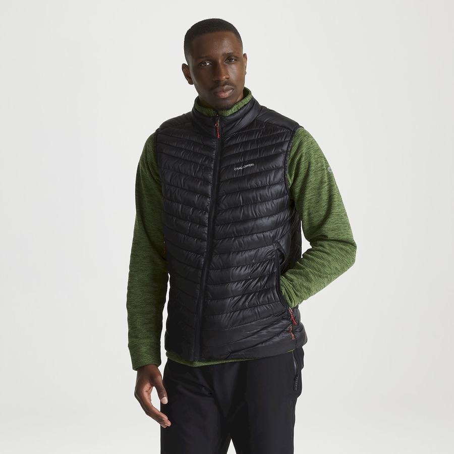 Chalecos Craghoppers ExpoLite Vest Hombre Negros | VBN6130UP