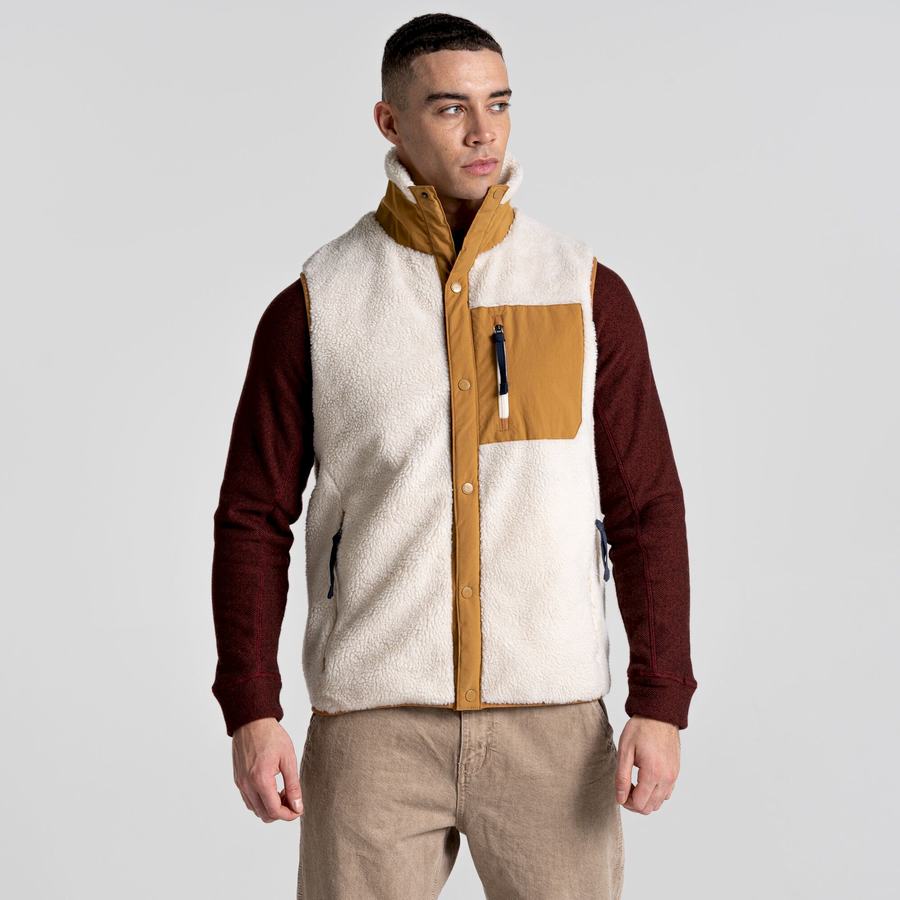 Chalecos Craghoppers Mercer Vest Hombre Blancos | XDV8220LX