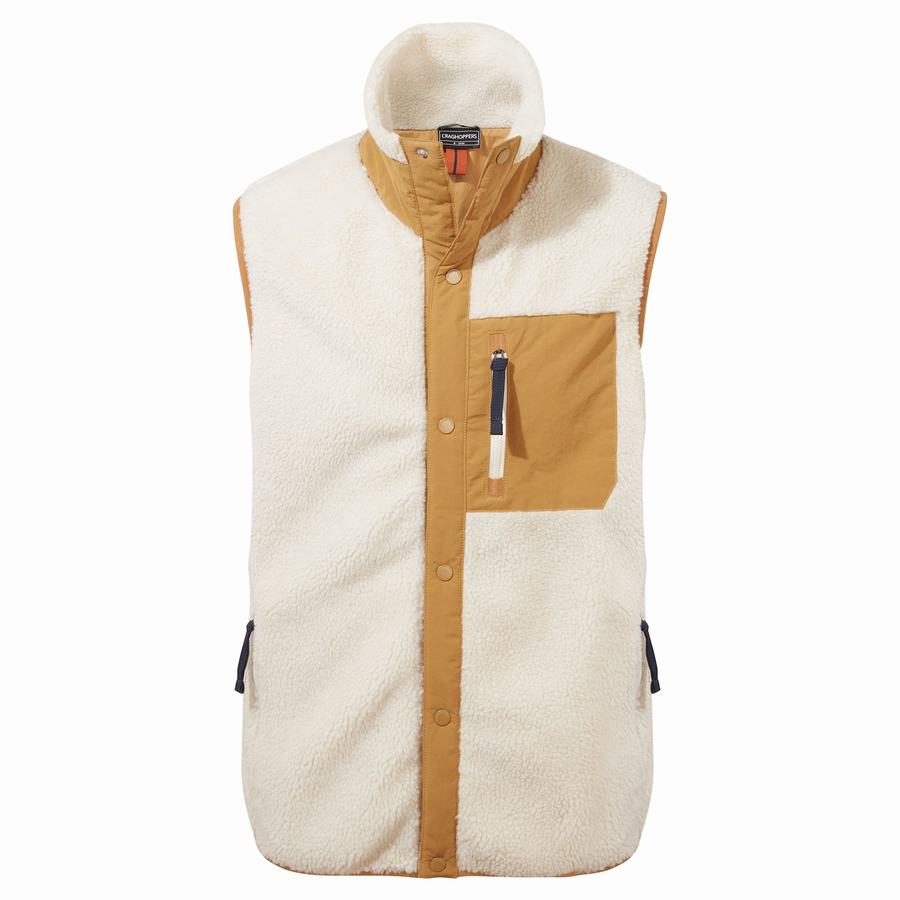 Chalecos Craghoppers Mercer Vest Hombre Blancos | XDV8220LX