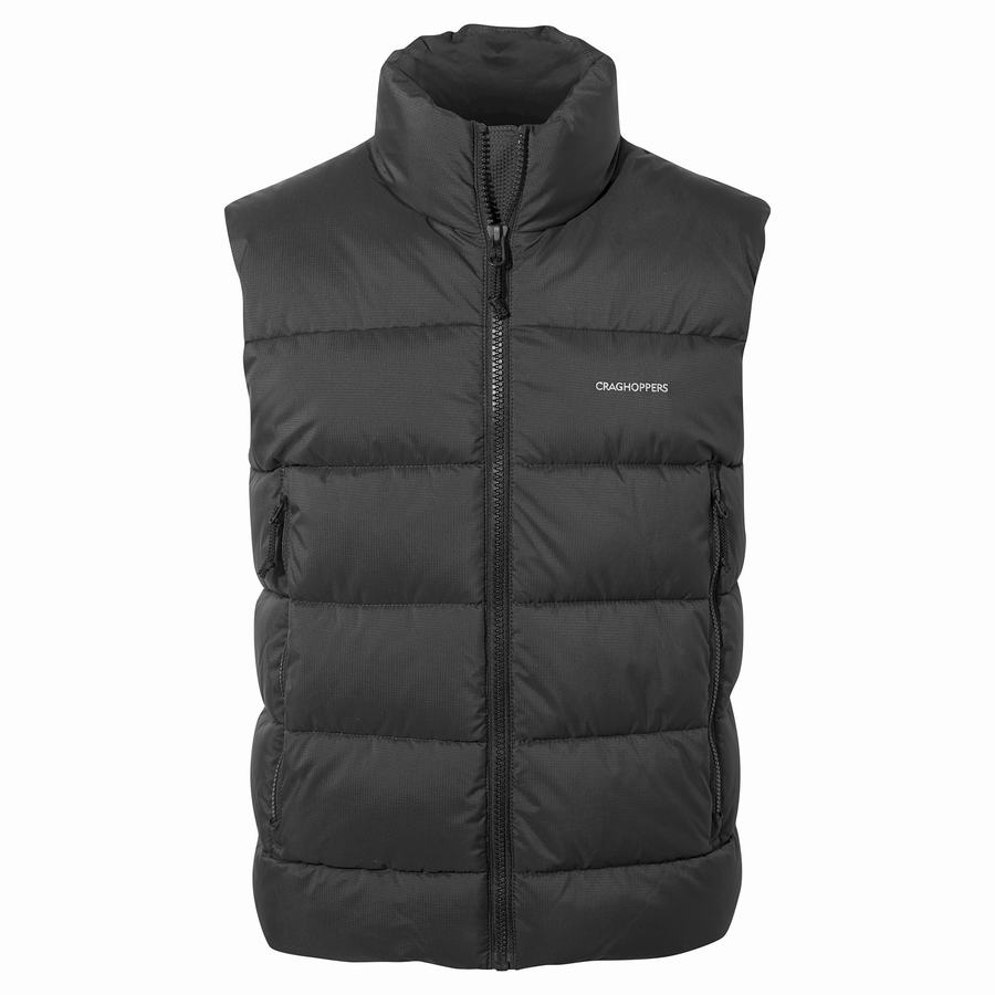 Chalecos Craghoppers Sutherland Vest Hombre Negros | WXY7260PR