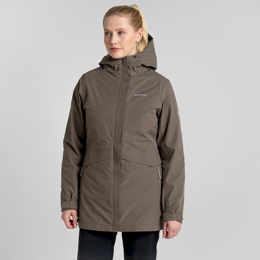 Chaquetas Craghoppers Caldbeck Pro 3 in 1 Mujer Verde Oliva | QJP4255MF