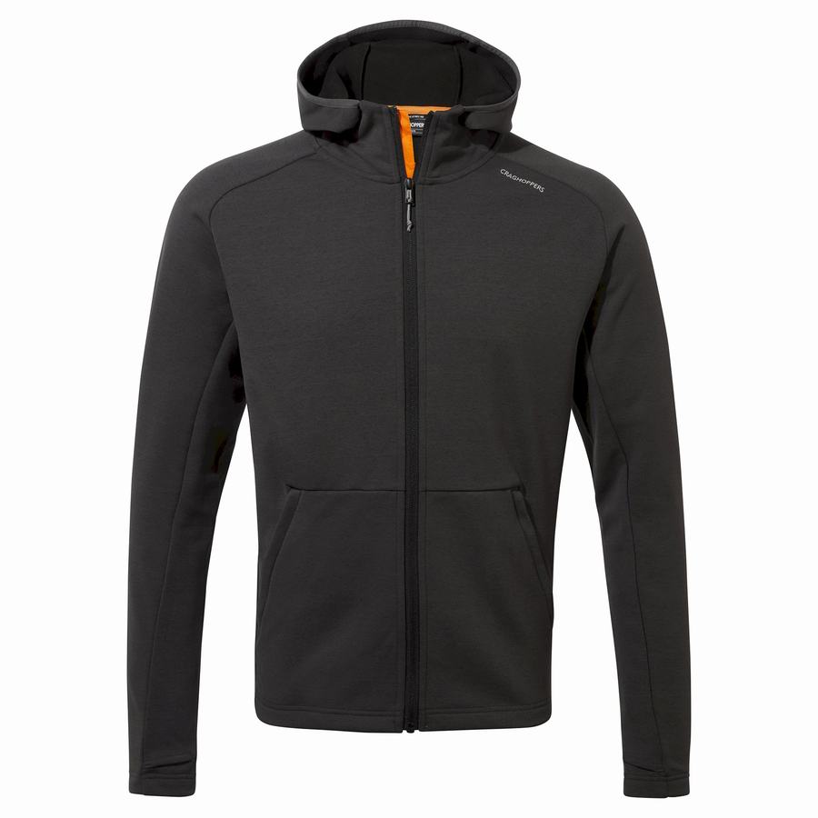 Chaquetas Craghoppers Dynamic Pro Encapuchado Hombre Negros | BHZ4467NX