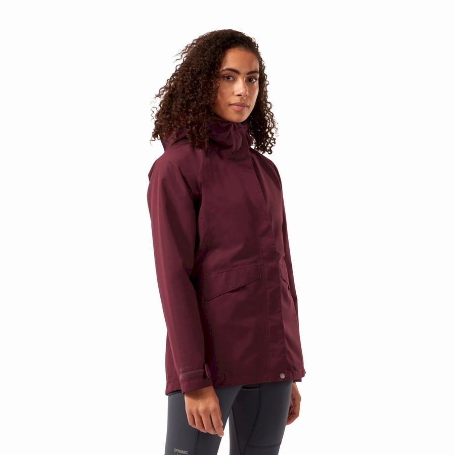 Chaquetas Craghoppers Ellis GORE-TEX Mujer Rojos Oscuro | WHR294JU