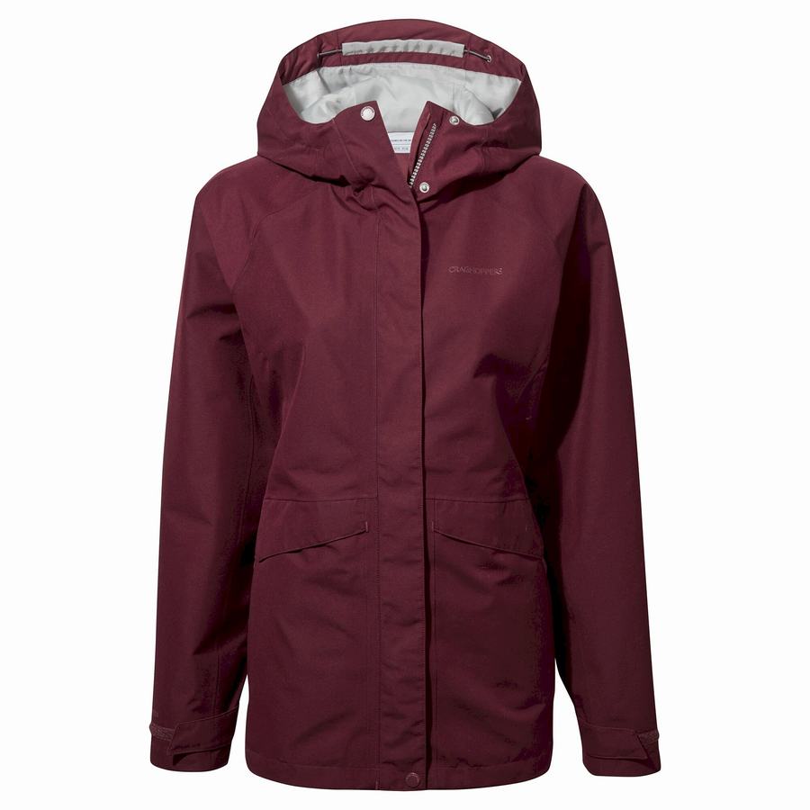 Chaquetas Craghoppers Ellis GORE-TEX Mujer Rojos Oscuro | WHR294JU